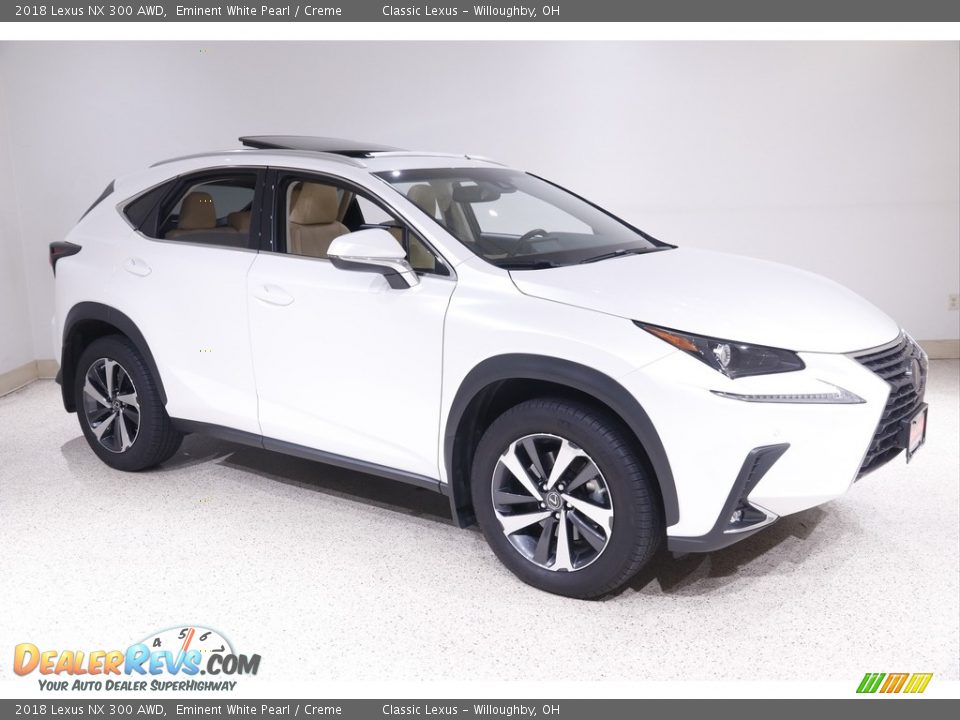 2018 Lexus NX 300 AWD Eminent White Pearl / Creme Photo #1