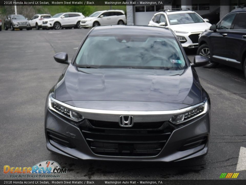 2018 Honda Accord LX Sedan Modern Steel Metallic / Black Photo #4