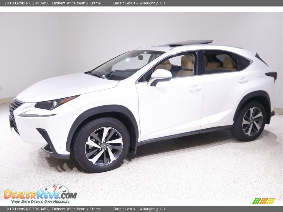 2018 Lexus NX 300 AWD Eminent White Pearl / Creme Photo #3