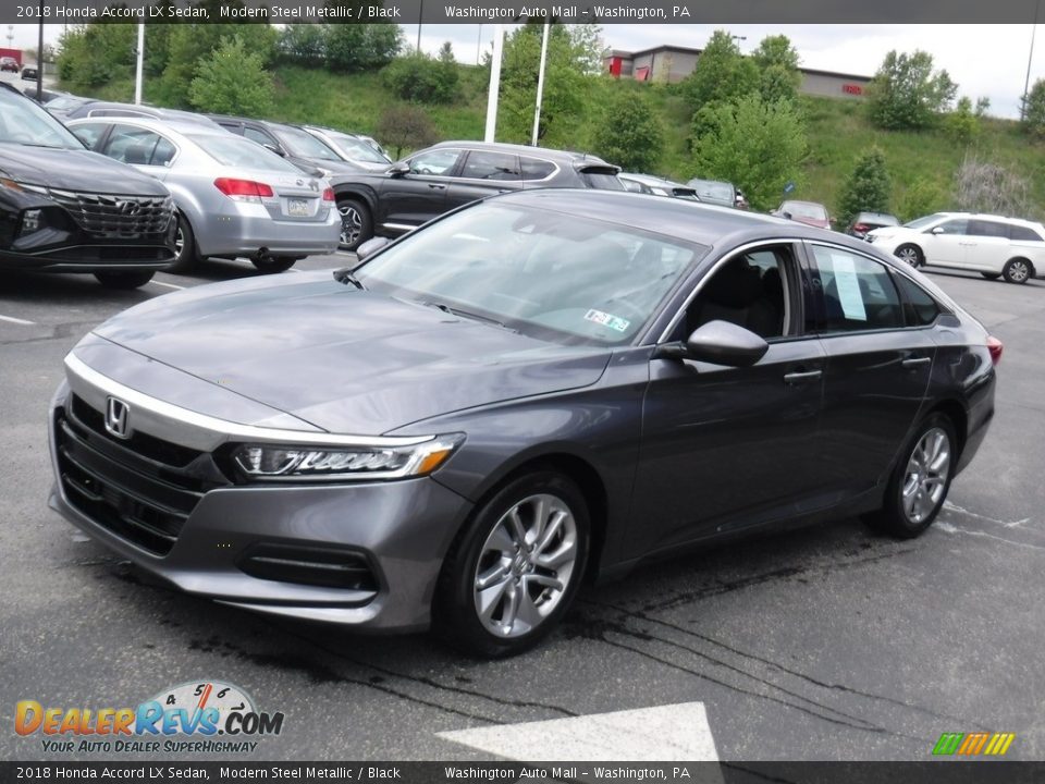 2018 Honda Accord LX Sedan Modern Steel Metallic / Black Photo #5