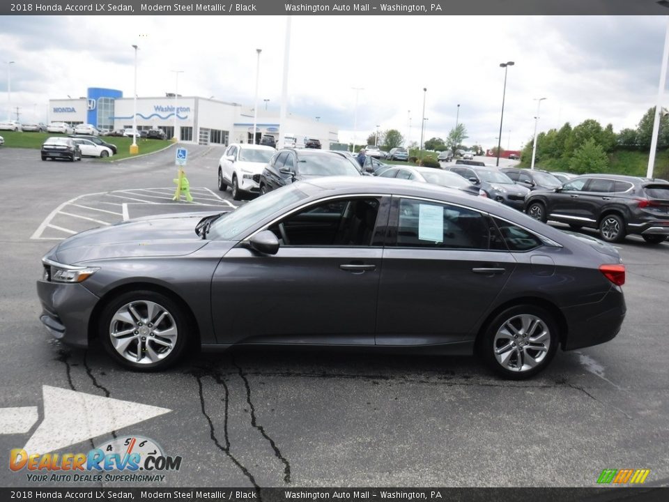 2018 Honda Accord LX Sedan Modern Steel Metallic / Black Photo #6