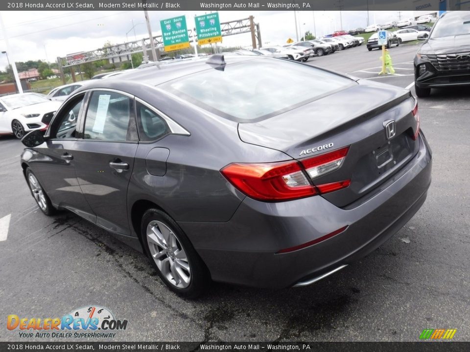 2018 Honda Accord LX Sedan Modern Steel Metallic / Black Photo #7