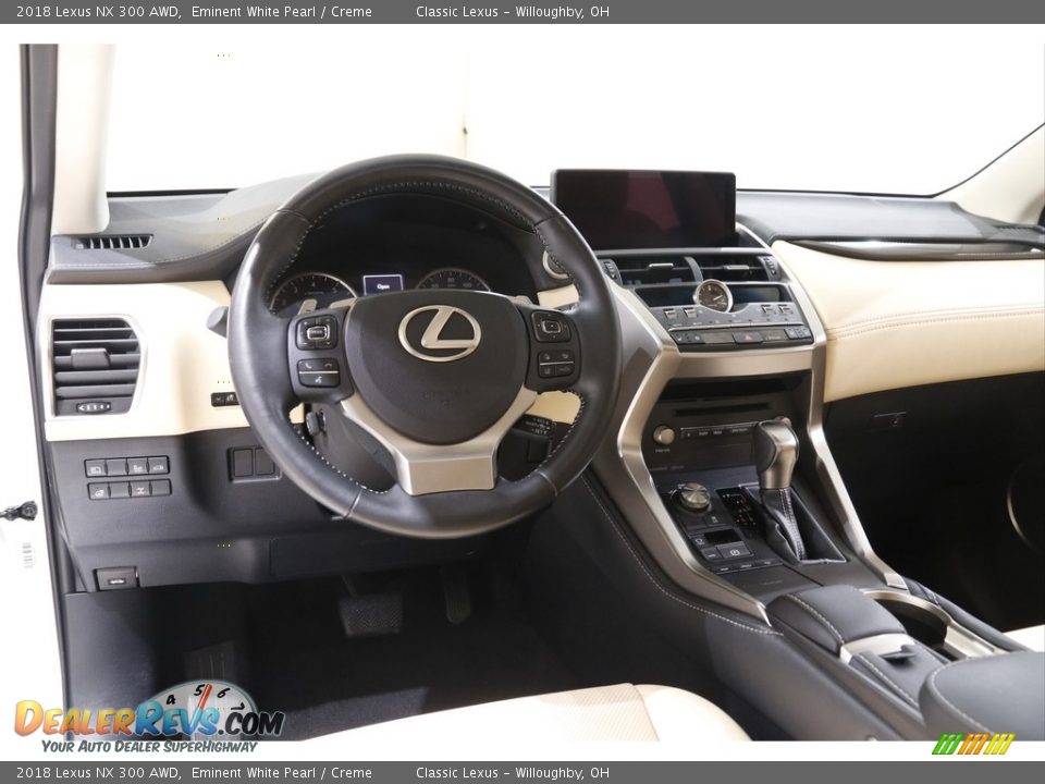 2018 Lexus NX 300 AWD Eminent White Pearl / Creme Photo #6