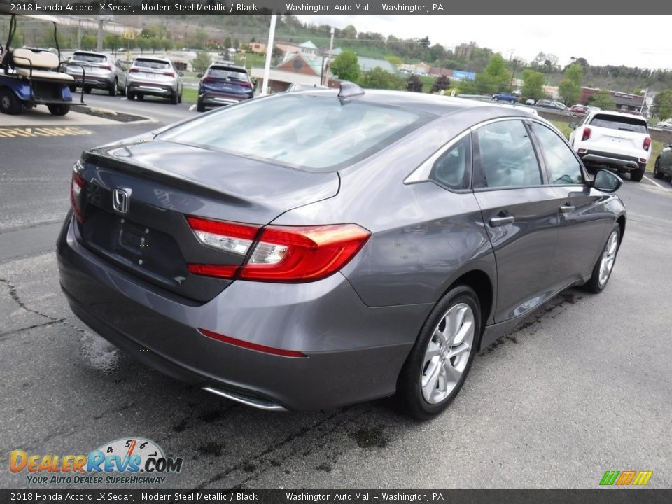 2018 Honda Accord LX Sedan Modern Steel Metallic / Black Photo #9