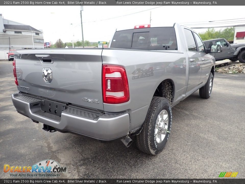 2021 Ram 2500 Big Horn Crew Cab 4x4 Billet Silver Metallic / Black Photo #6