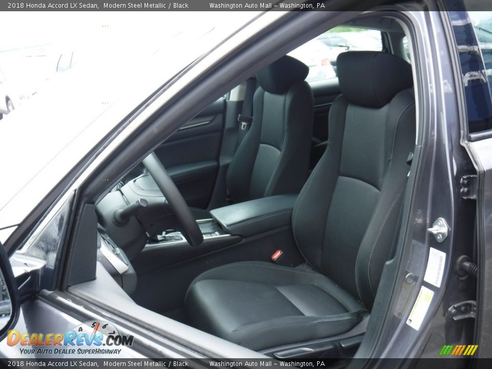 2018 Honda Accord LX Sedan Modern Steel Metallic / Black Photo #11