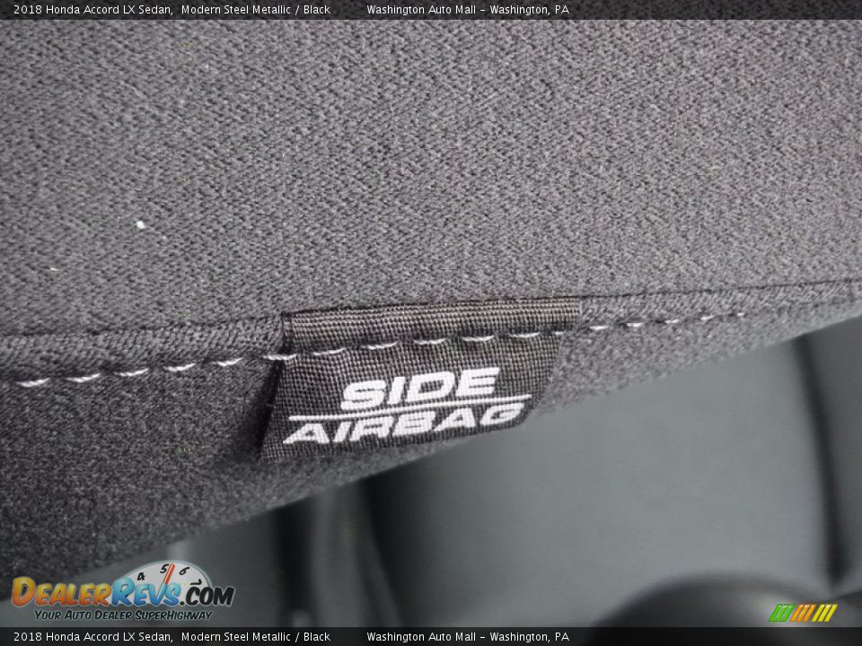 2018 Honda Accord LX Sedan Modern Steel Metallic / Black Photo #12