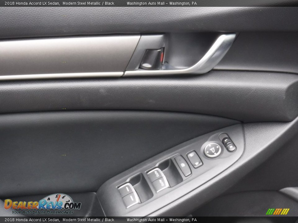 2018 Honda Accord LX Sedan Modern Steel Metallic / Black Photo #13