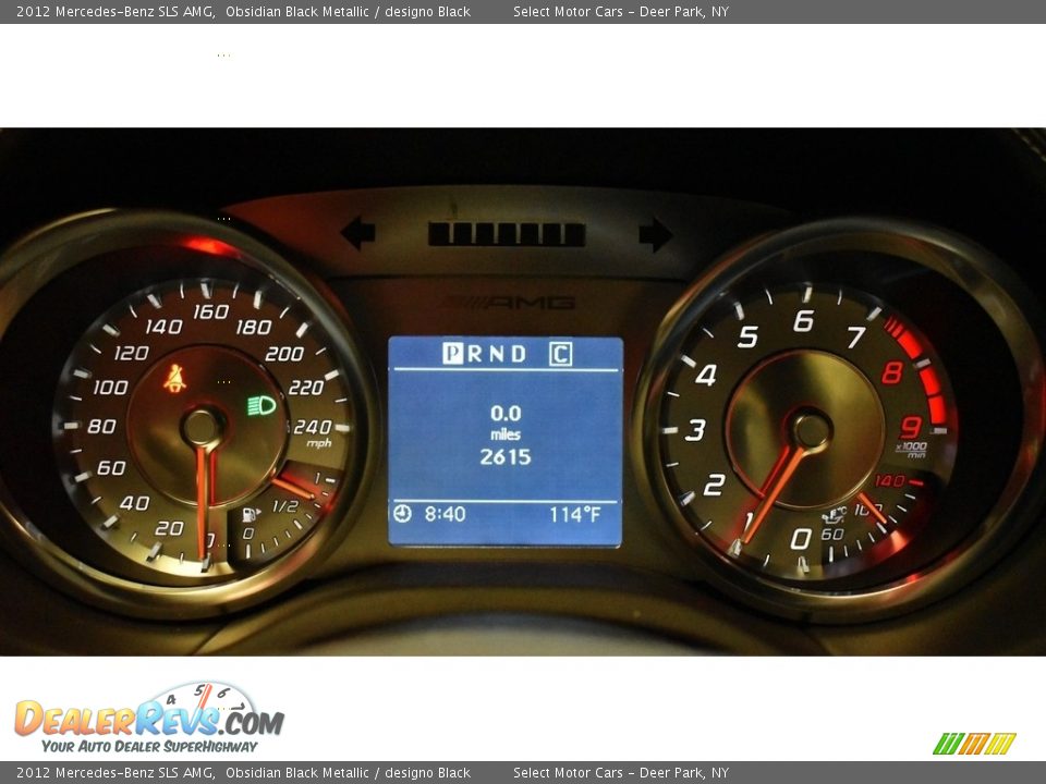 2012 Mercedes-Benz SLS AMG Gauges Photo #21