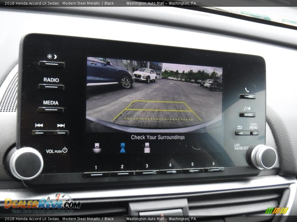 2018 Honda Accord LX Sedan Modern Steel Metallic / Black Photo #18