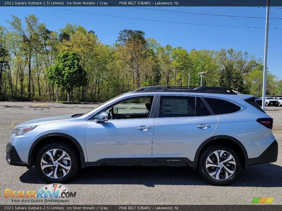 2021 Subaru Outback 2.5i Limited Ice Silver Metallic / Gray Photo #4