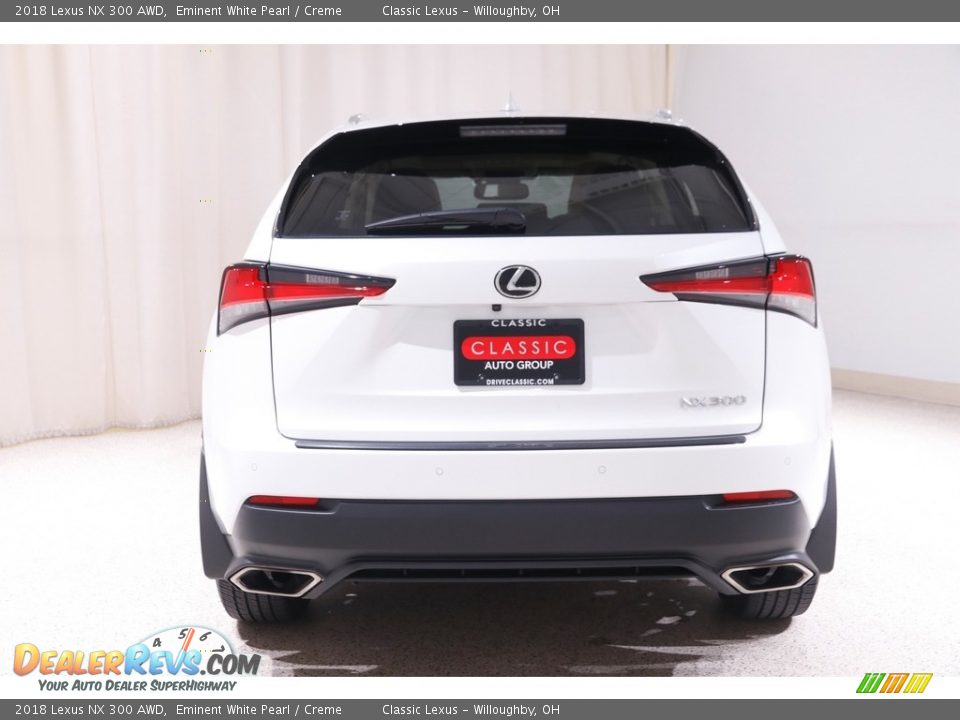 2018 Lexus NX 300 AWD Eminent White Pearl / Creme Photo #18