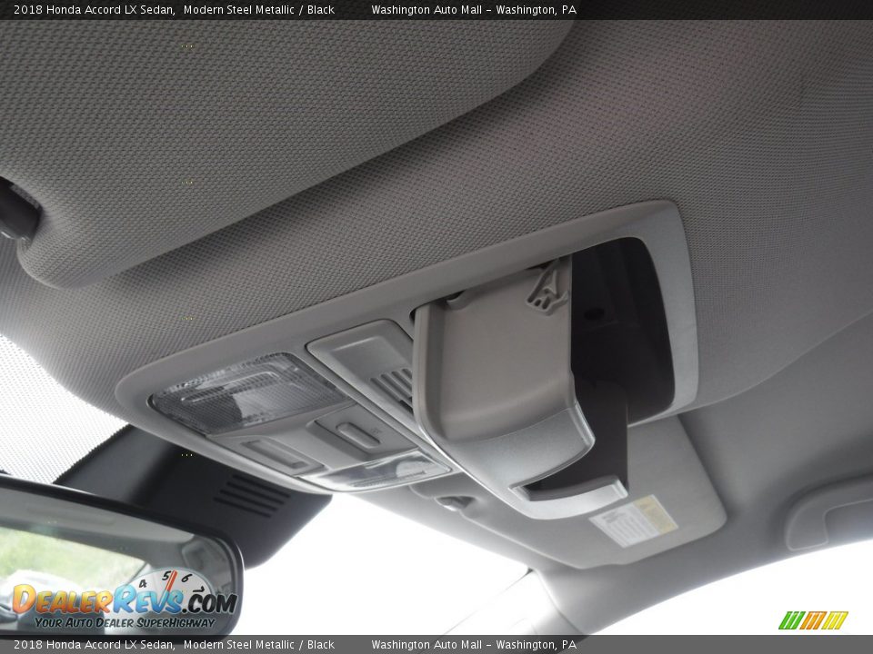2018 Honda Accord LX Sedan Modern Steel Metallic / Black Photo #23
