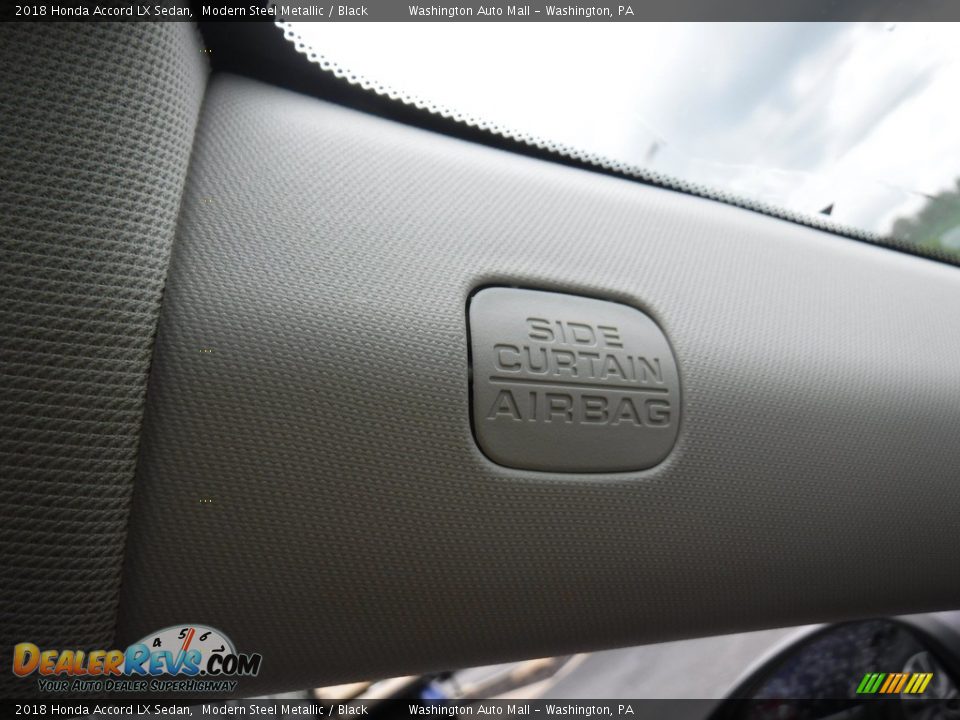 2018 Honda Accord LX Sedan Modern Steel Metallic / Black Photo #24