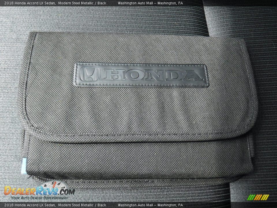2018 Honda Accord LX Sedan Modern Steel Metallic / Black Photo #26