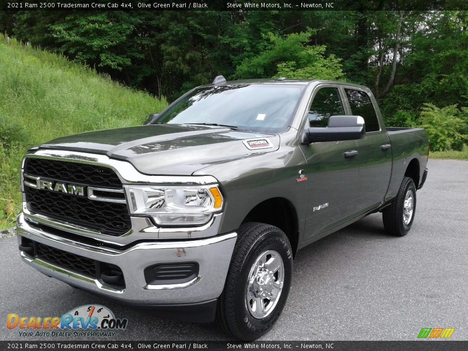 2021 Ram 2500 Tradesman Crew Cab 4x4 Olive Green Pearl / Black Photo #2