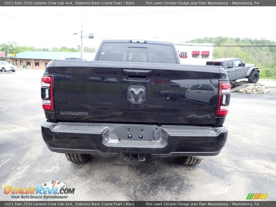 2021 Ram 2500 Laramie Crew Cab 4x4 Diamond Black Crystal Pearl / Black Photo #5