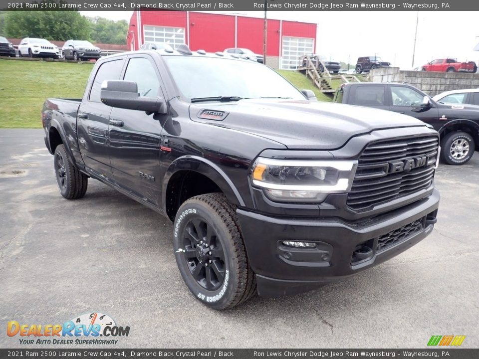 2021 Ram 2500 Laramie Crew Cab 4x4 Diamond Black Crystal Pearl / Black Photo #8