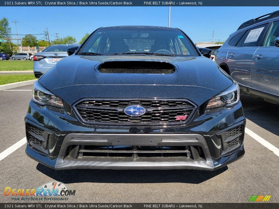 2021 Subaru WRX STI Crystal Black Silica / Black Ultra Suede/Carbon Black Photo #3