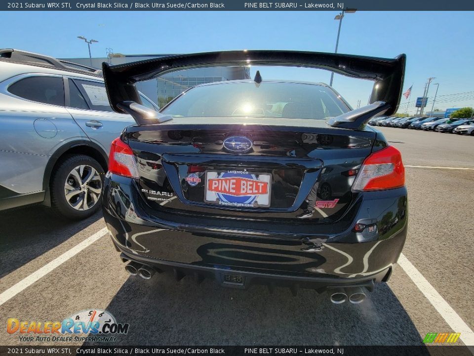 2021 Subaru WRX STI Crystal Black Silica / Black Ultra Suede/Carbon Black Photo #6