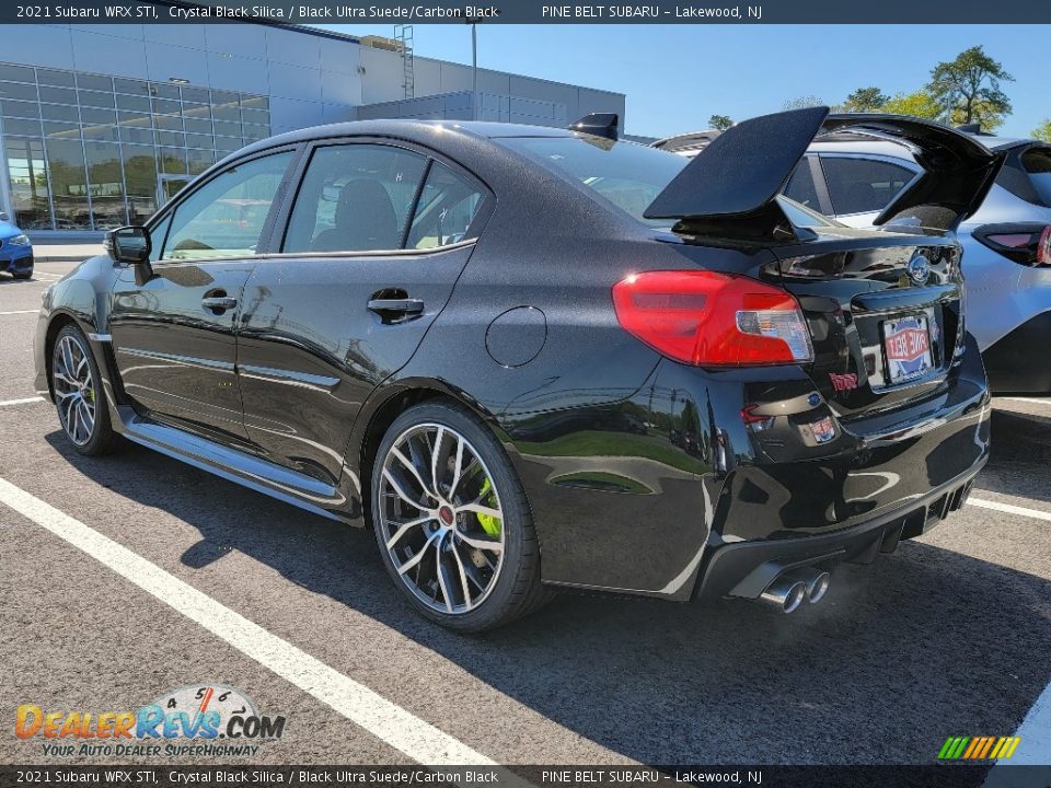 2021 Subaru WRX STI Crystal Black Silica / Black Ultra Suede/Carbon Black Photo #7