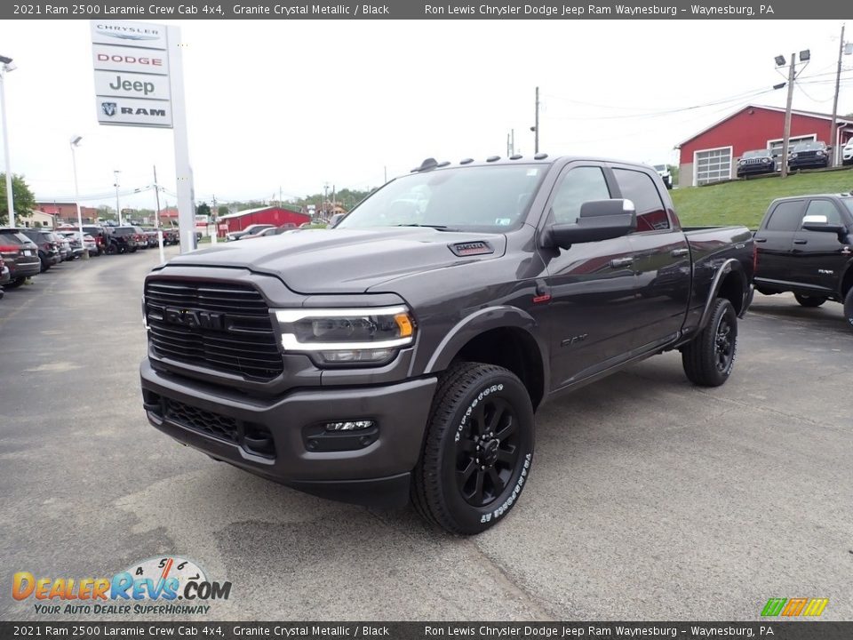 2021 Ram 2500 Laramie Crew Cab 4x4 Granite Crystal Metallic / Black Photo #1