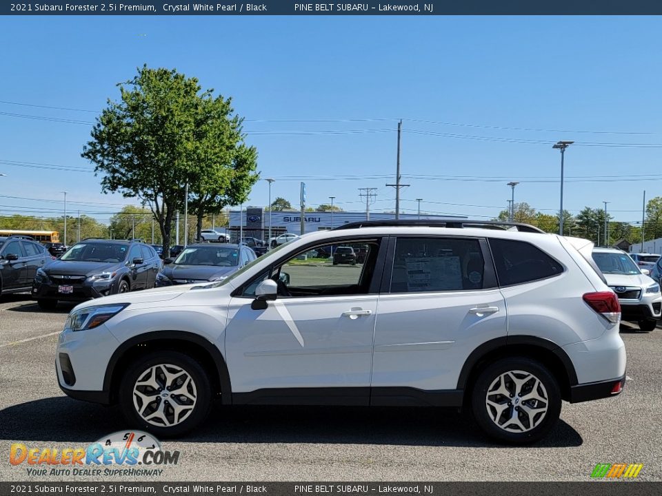 2021 Subaru Forester 2.5i Premium Crystal White Pearl / Black Photo #4