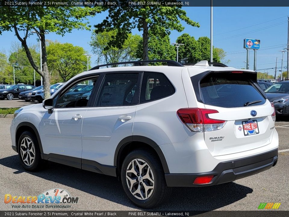 2021 Subaru Forester 2.5i Premium Crystal White Pearl / Black Photo #6