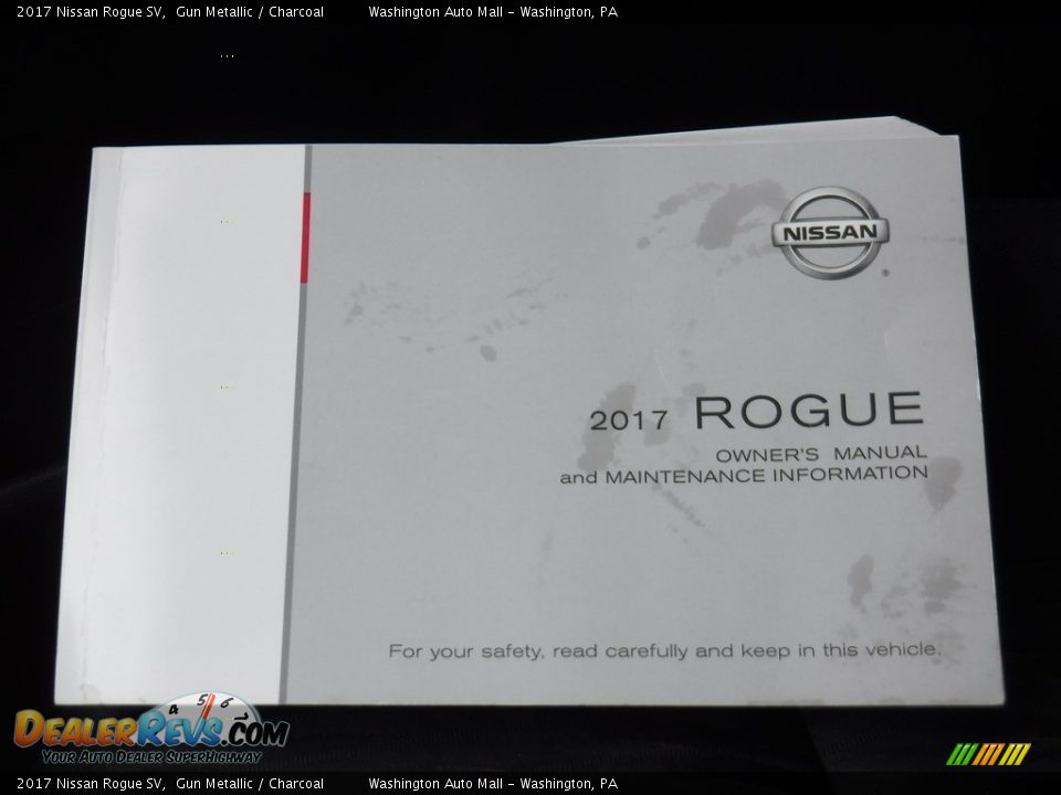 2017 Nissan Rogue SV Gun Metallic / Charcoal Photo #26