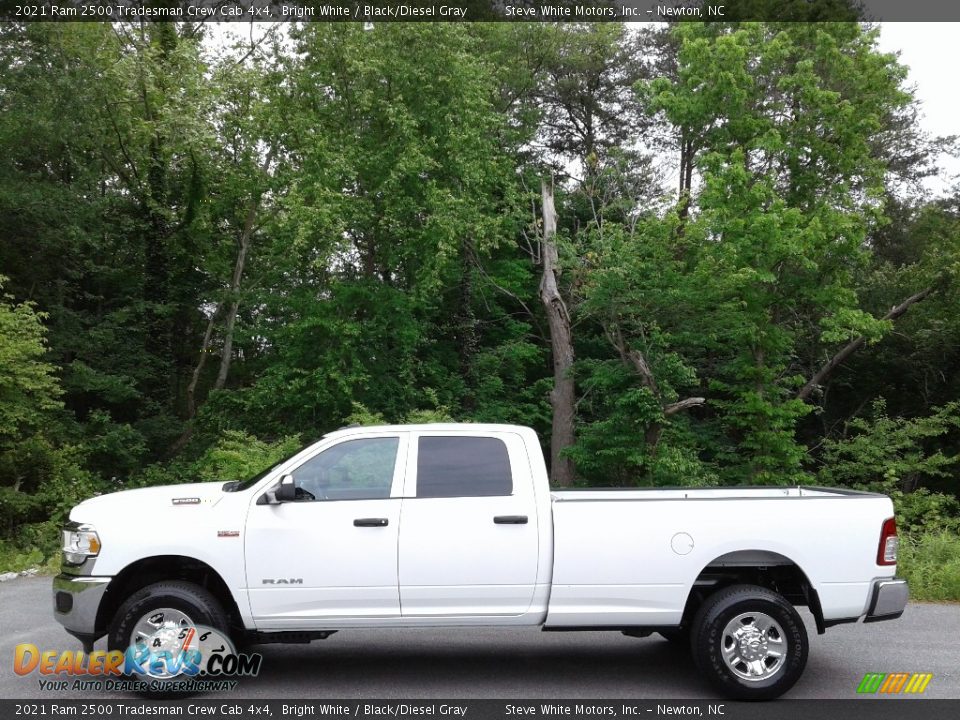 2021 Ram 2500 Tradesman Crew Cab 4x4 Bright White / Black/Diesel Gray Photo #1