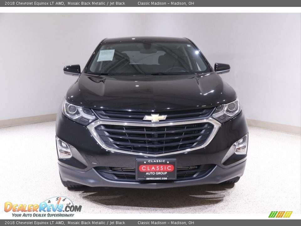 2018 Chevrolet Equinox LT AWD Mosaic Black Metallic / Jet Black Photo #2