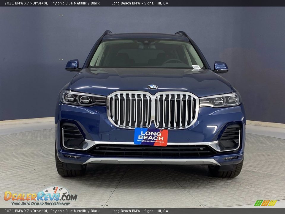 2021 BMW X7 xDrive40i Phytonic Blue Metallic / Black Photo #2