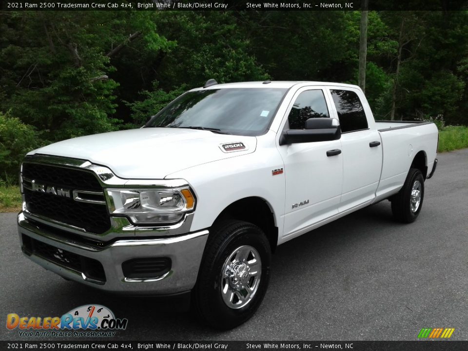 2021 Ram 2500 Tradesman Crew Cab 4x4 Bright White / Black/Diesel Gray Photo #2