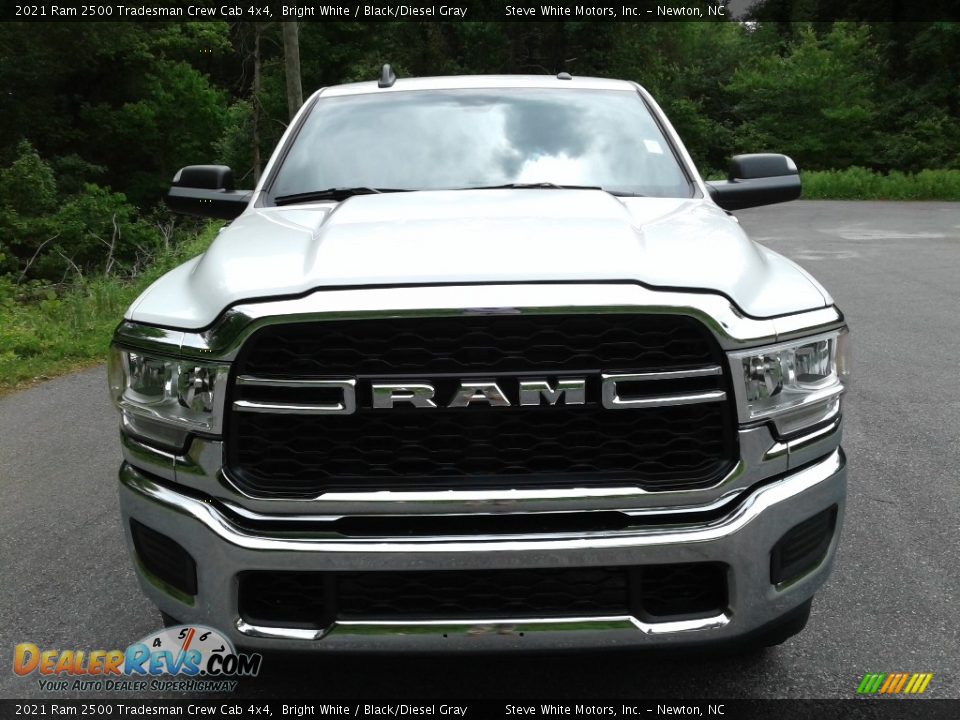 2021 Ram 2500 Tradesman Crew Cab 4x4 Bright White / Black/Diesel Gray Photo #3