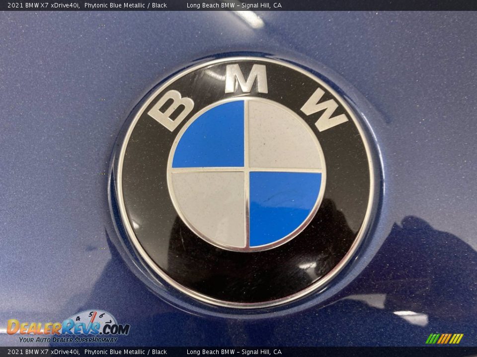 2021 BMW X7 xDrive40i Phytonic Blue Metallic / Black Photo #5