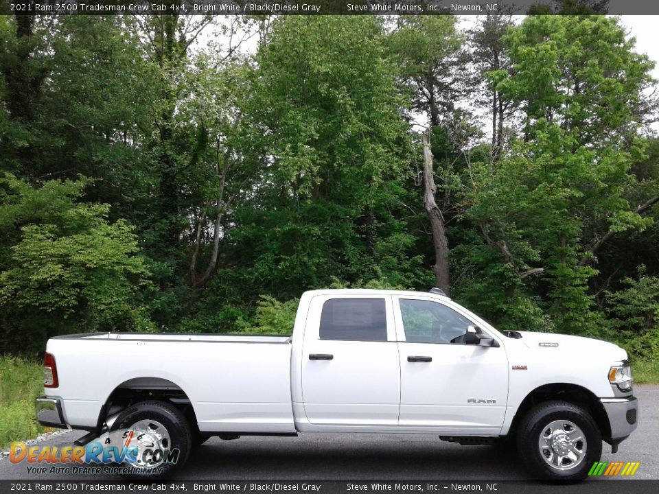 2021 Ram 2500 Tradesman Crew Cab 4x4 Bright White / Black/Diesel Gray Photo #5