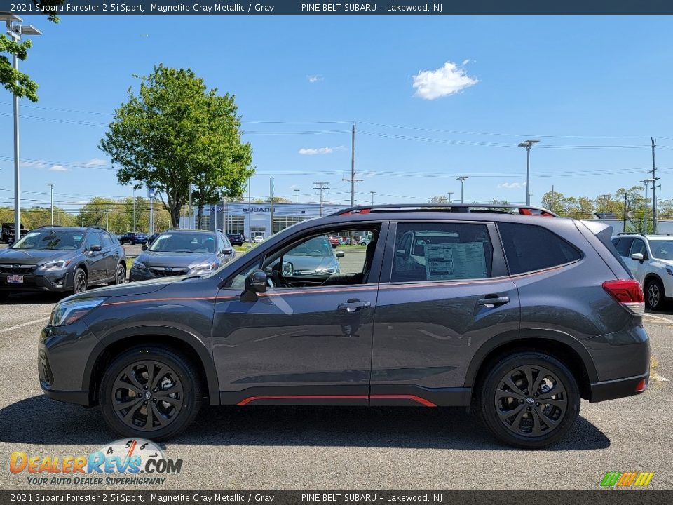 2021 Subaru Forester 2.5i Sport Magnetite Gray Metallic / Gray Photo #4