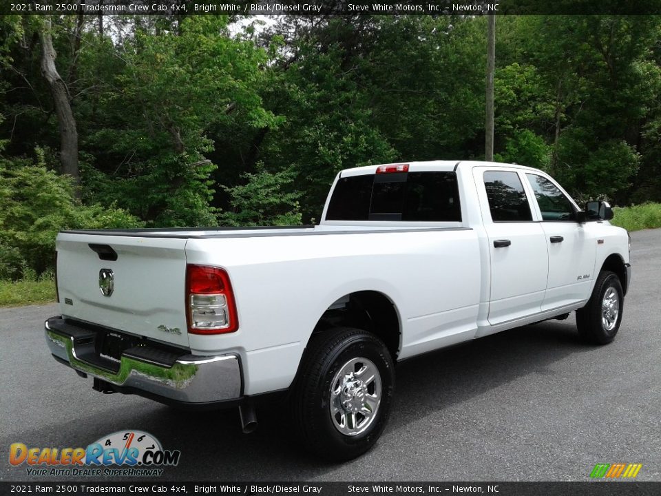 2021 Ram 2500 Tradesman Crew Cab 4x4 Bright White / Black/Diesel Gray Photo #6