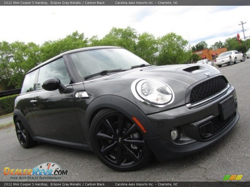 2012 Mini Cooper S Hardtop Eclipse Gray Metallic / Carbon Black Photo #1