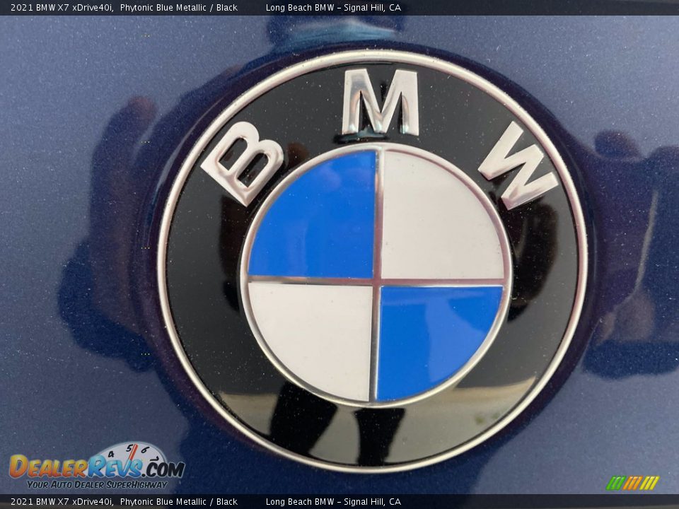 2021 BMW X7 xDrive40i Phytonic Blue Metallic / Black Photo #7