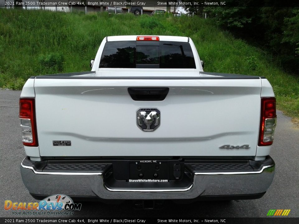 2021 Ram 2500 Tradesman Crew Cab 4x4 Bright White / Black/Diesel Gray Photo #7