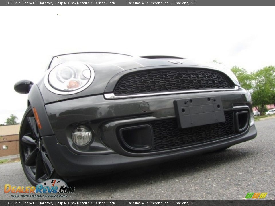 2012 Mini Cooper S Hardtop Eclipse Gray Metallic / Carbon Black Photo #2