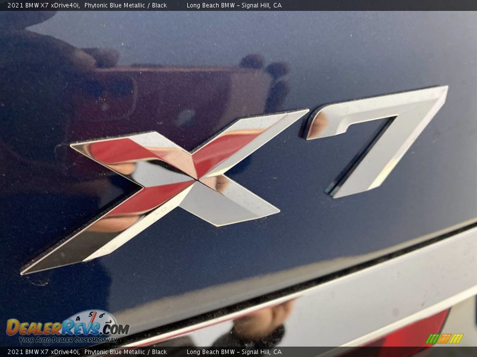 2021 BMW X7 xDrive40i Phytonic Blue Metallic / Black Photo #8
