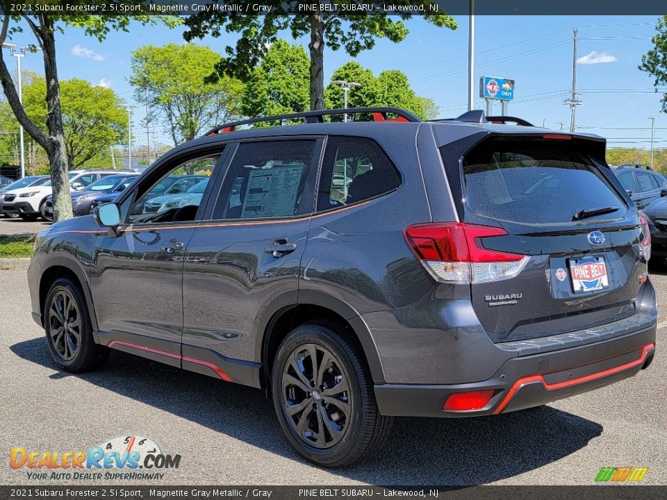 2021 Subaru Forester 2.5i Sport Magnetite Gray Metallic / Gray Photo #6