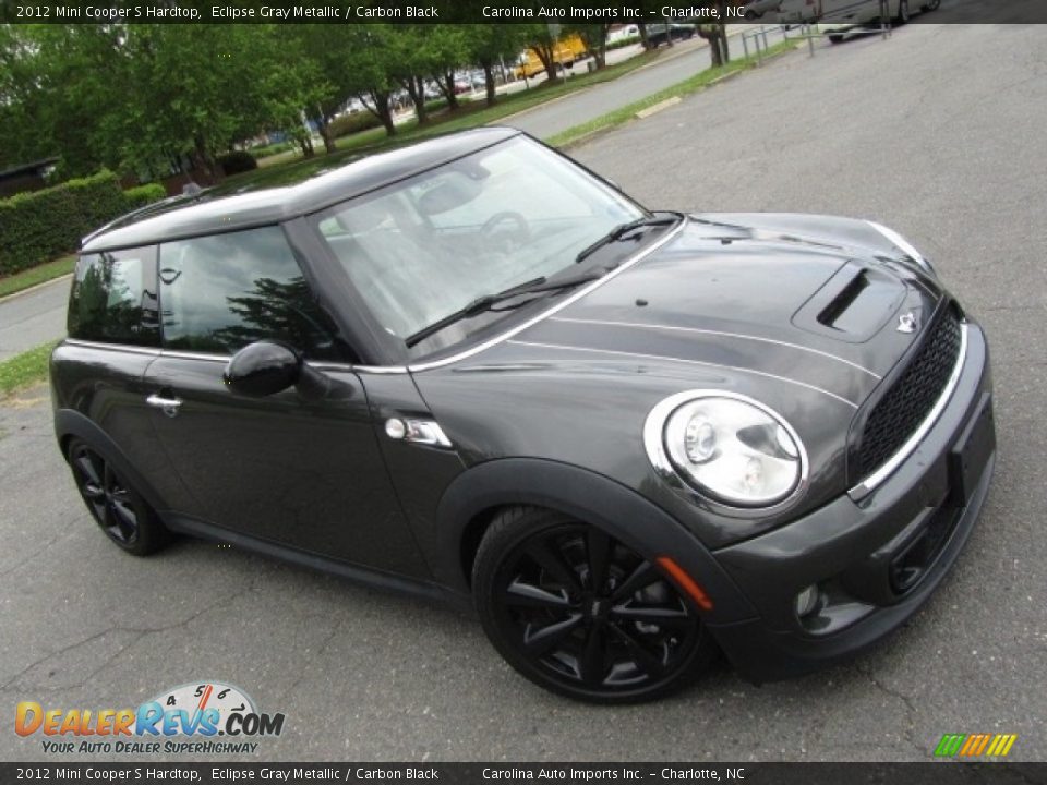 2012 Mini Cooper S Hardtop Eclipse Gray Metallic / Carbon Black Photo #3