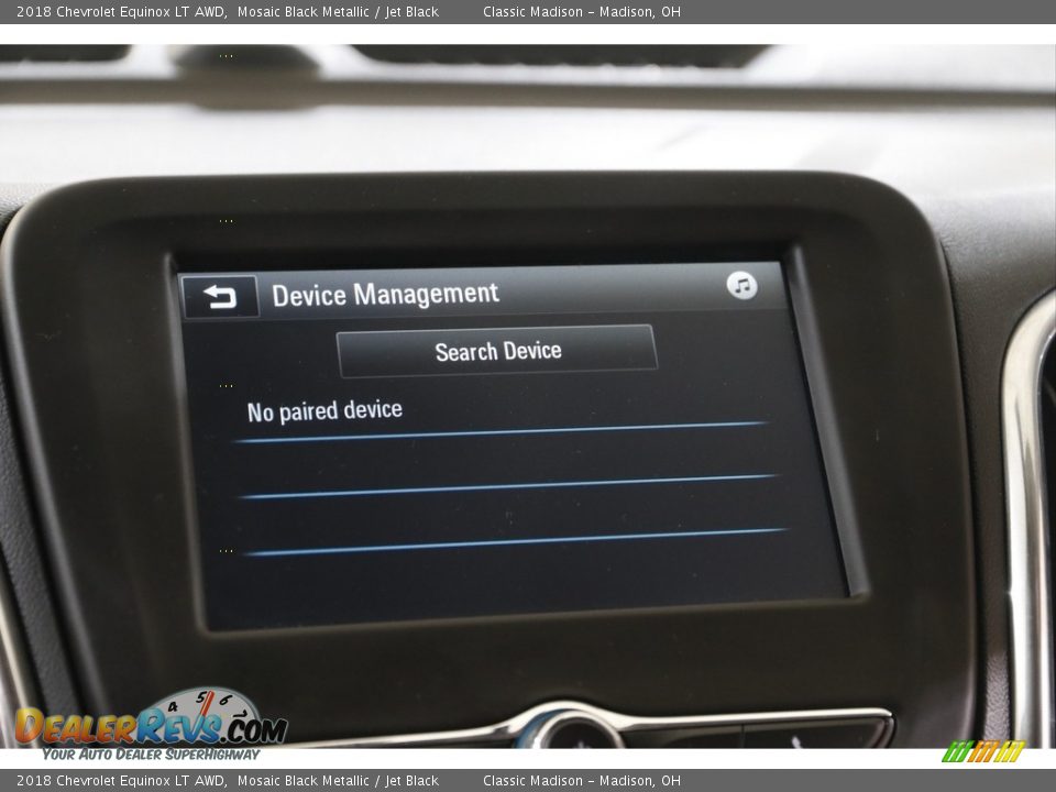 2018 Chevrolet Equinox LT AWD Mosaic Black Metallic / Jet Black Photo #11
