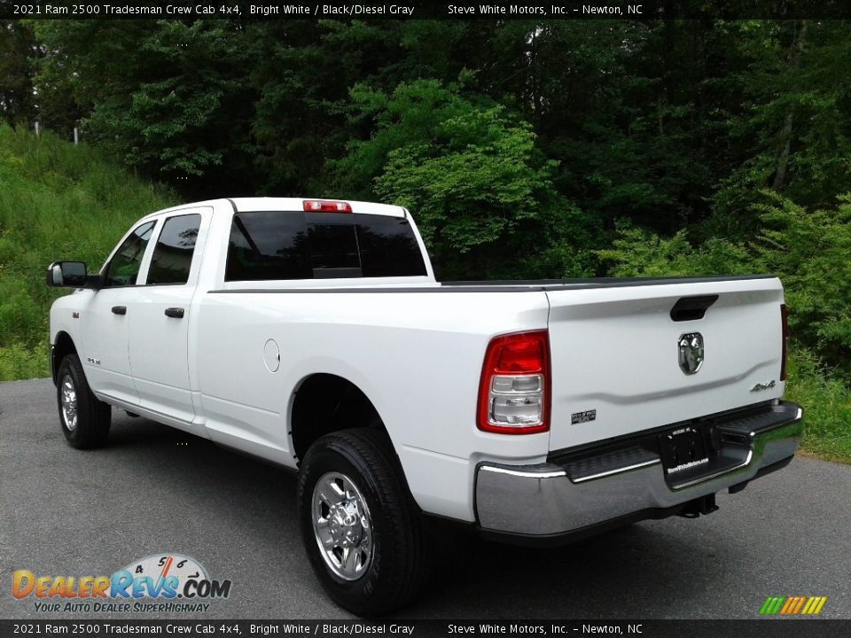 2021 Ram 2500 Tradesman Crew Cab 4x4 Bright White / Black/Diesel Gray Photo #9