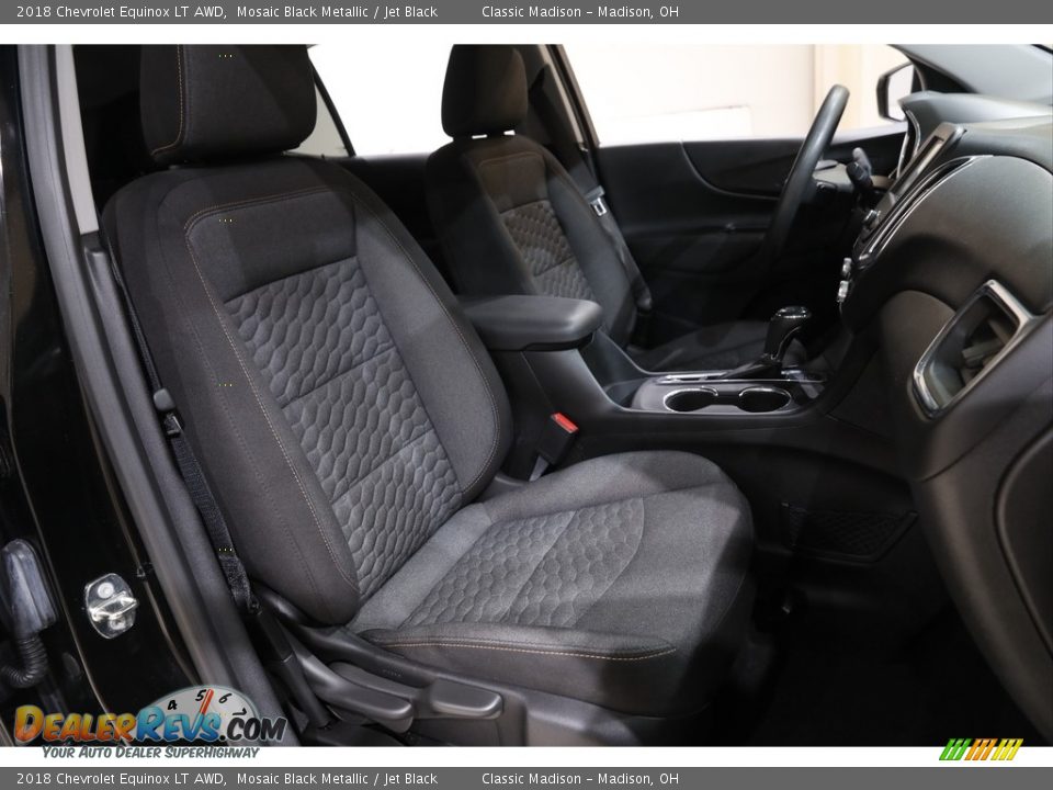 2018 Chevrolet Equinox LT AWD Mosaic Black Metallic / Jet Black Photo #13
