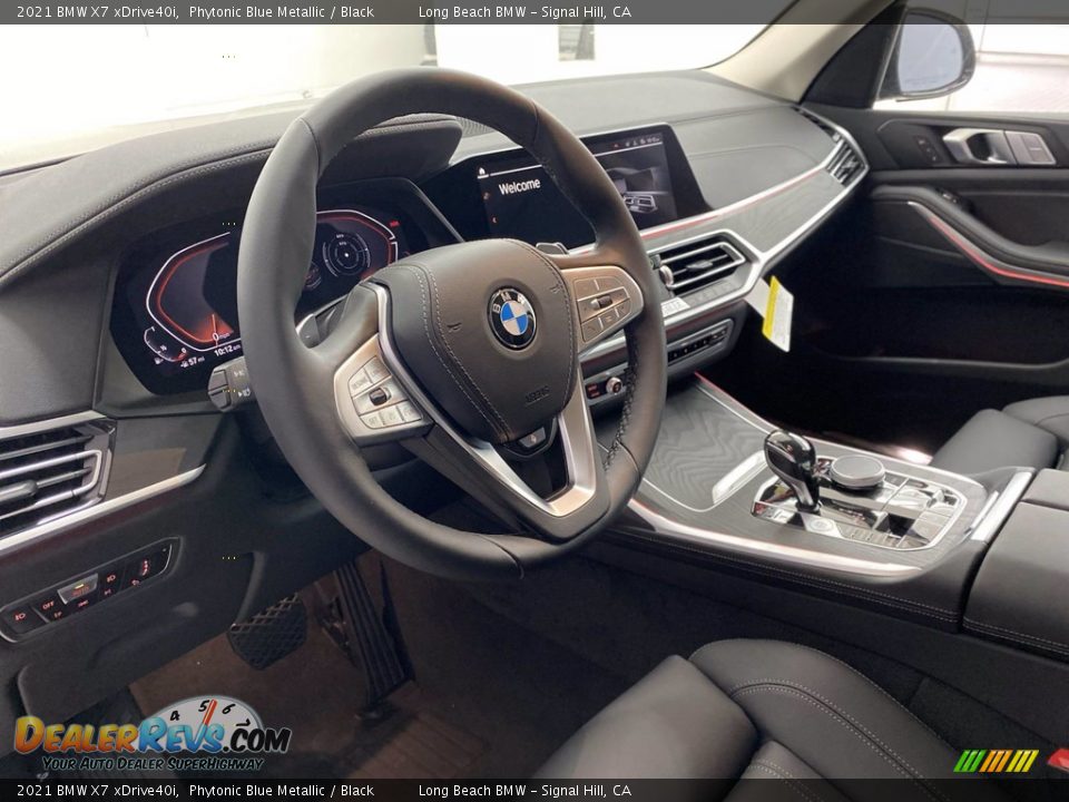 2021 BMW X7 xDrive40i Phytonic Blue Metallic / Black Photo #12