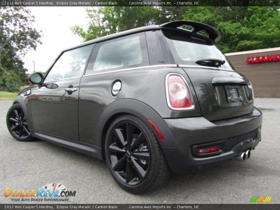 2012 Mini Cooper S Hardtop Eclipse Gray Metallic / Carbon Black Photo #8